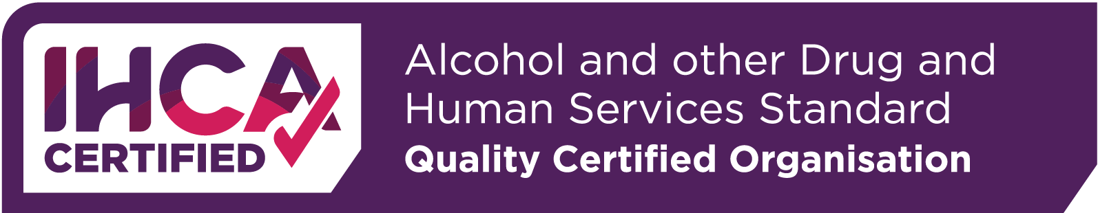 IHCA Alcohol and Drugs Certification Logo