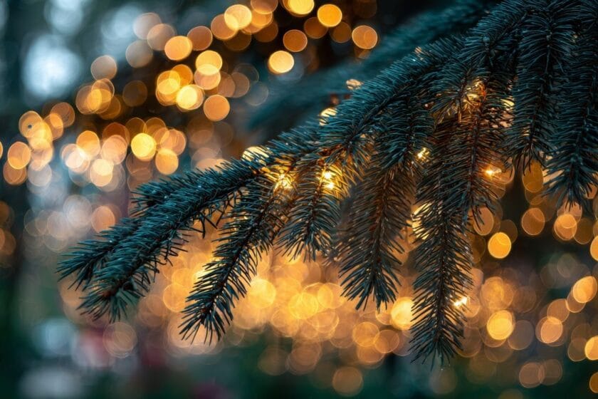 a holiday blues christmas tree