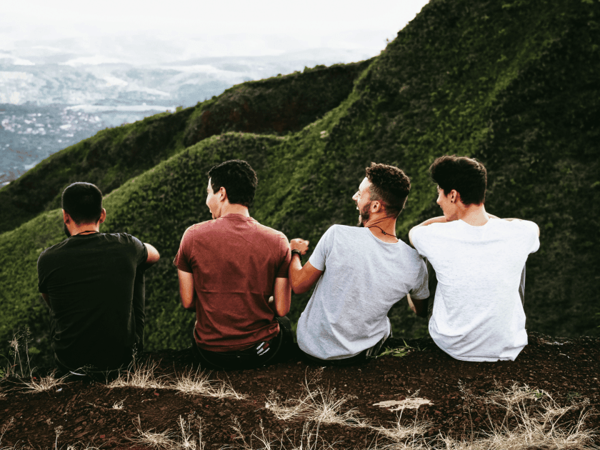 4 mens together on Men's Mental Health Week 2026.
